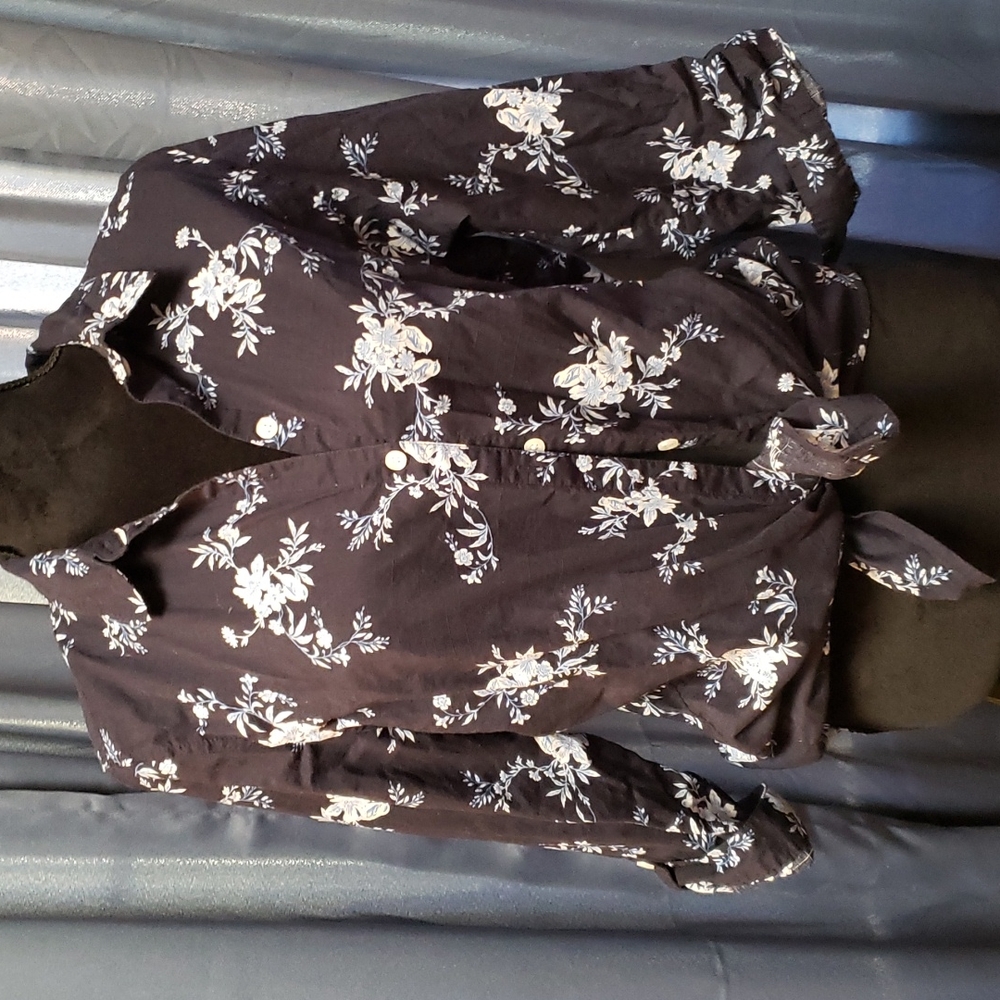Roll Tab Blouse by Croft and Barrow